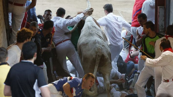 Un total de 31 heridos en el cuarto encierro de San Sebastián de los Reyes (Madrid)