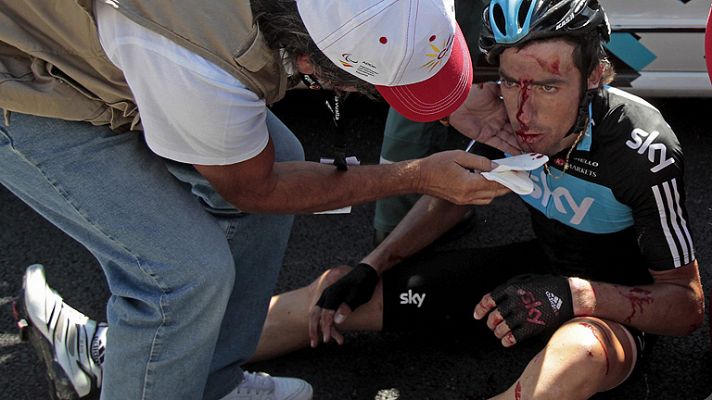 A Zandio le duele más abandonar la Vuelta que las heridas