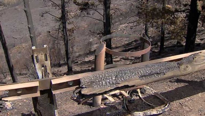 El incendio de La Gomera sigue sin estar completamente apagado 