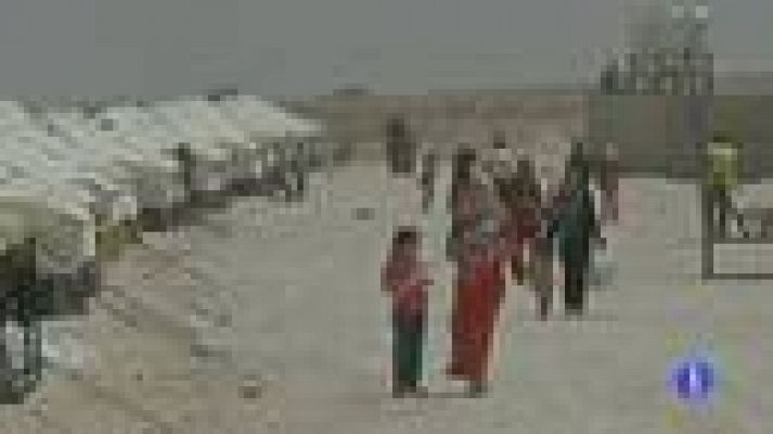 Telediario 1 - Refugiados sirios en Jordania