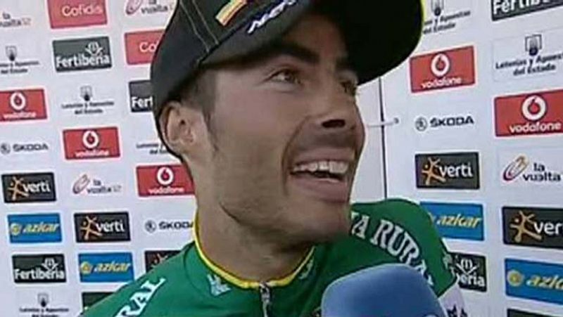 El español Antonio Piedra, del Caja Rural, que ha ganado la decimoquinta etapa de la Vuelta a España disputada entre La Robla y Lagos de Covadonga, dijo que su victoria compensa todos los sacrificios. "Es lo máximo, es una victoria en una cima mítica