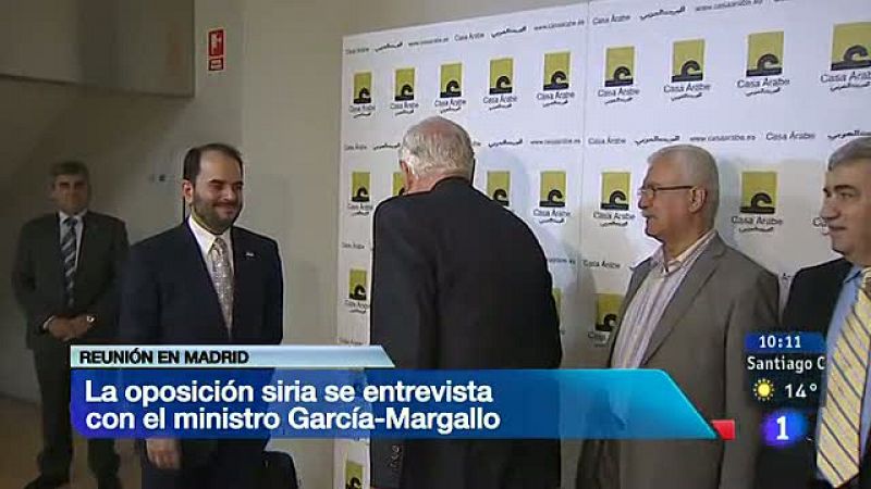 Margallo se reúne en Madrid con el principal grupo opositor sirio en exilio