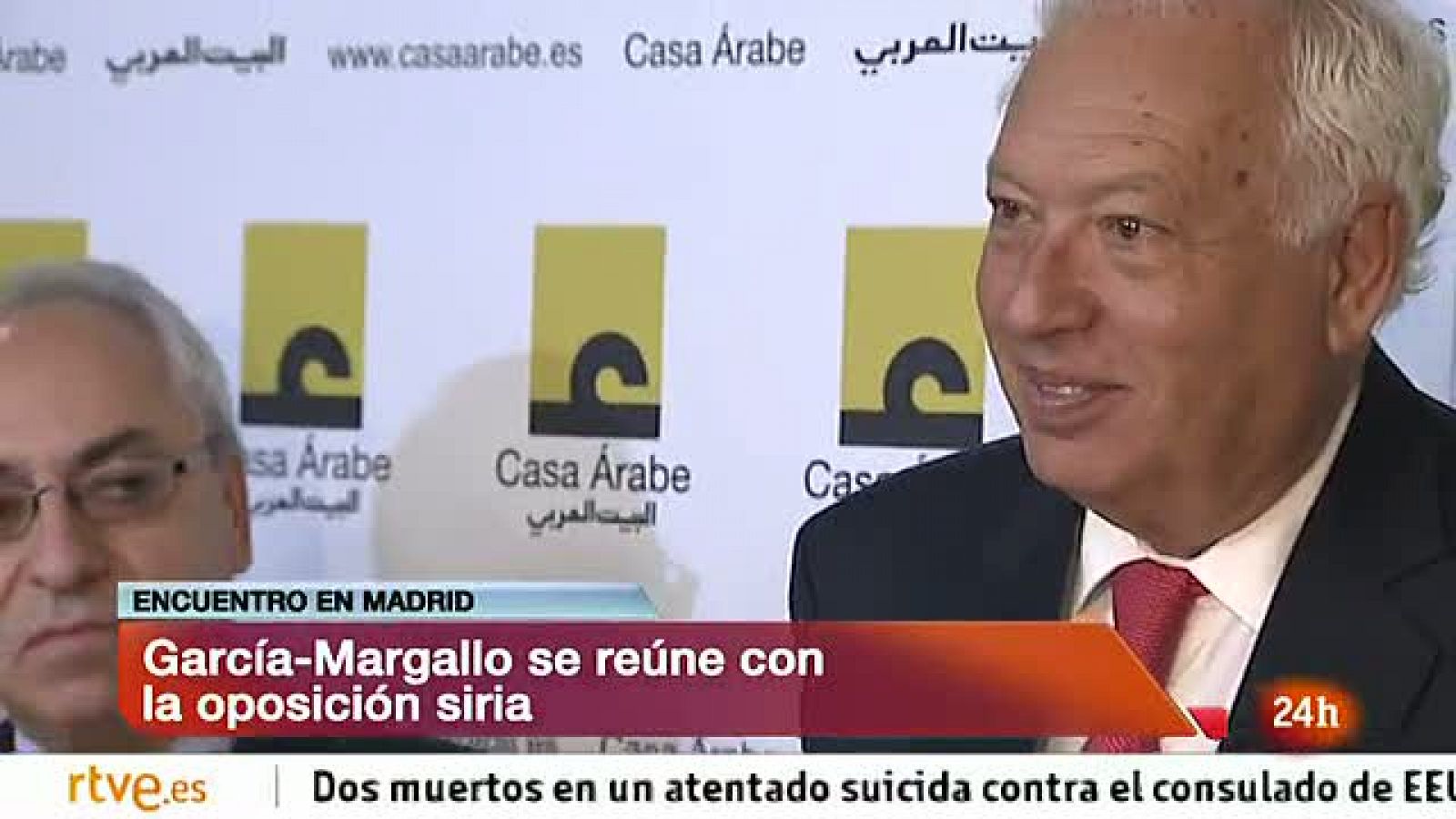Informativo 24h: Margallo pide a la oposición siria un "interlocutor único y legítimo"  | RTVE Play