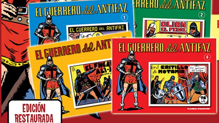 El cómic en RTVE.es - Anuncio de la colección de 'El guerrero del antifaz'