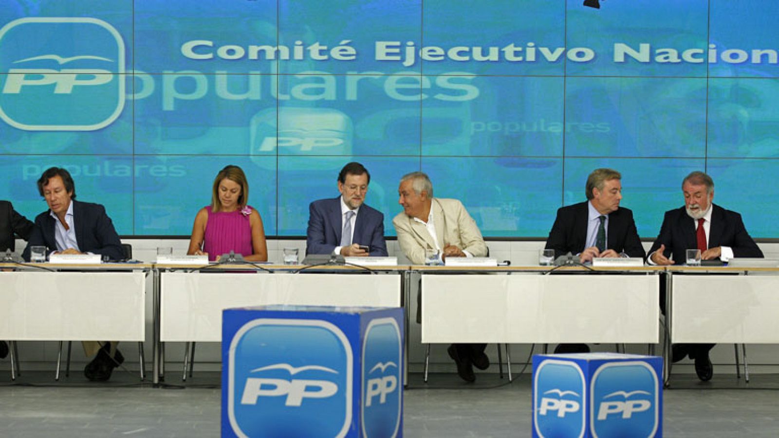 Telediario 1: Rajoy se reúne con el Comité del PP | RTVE Play
