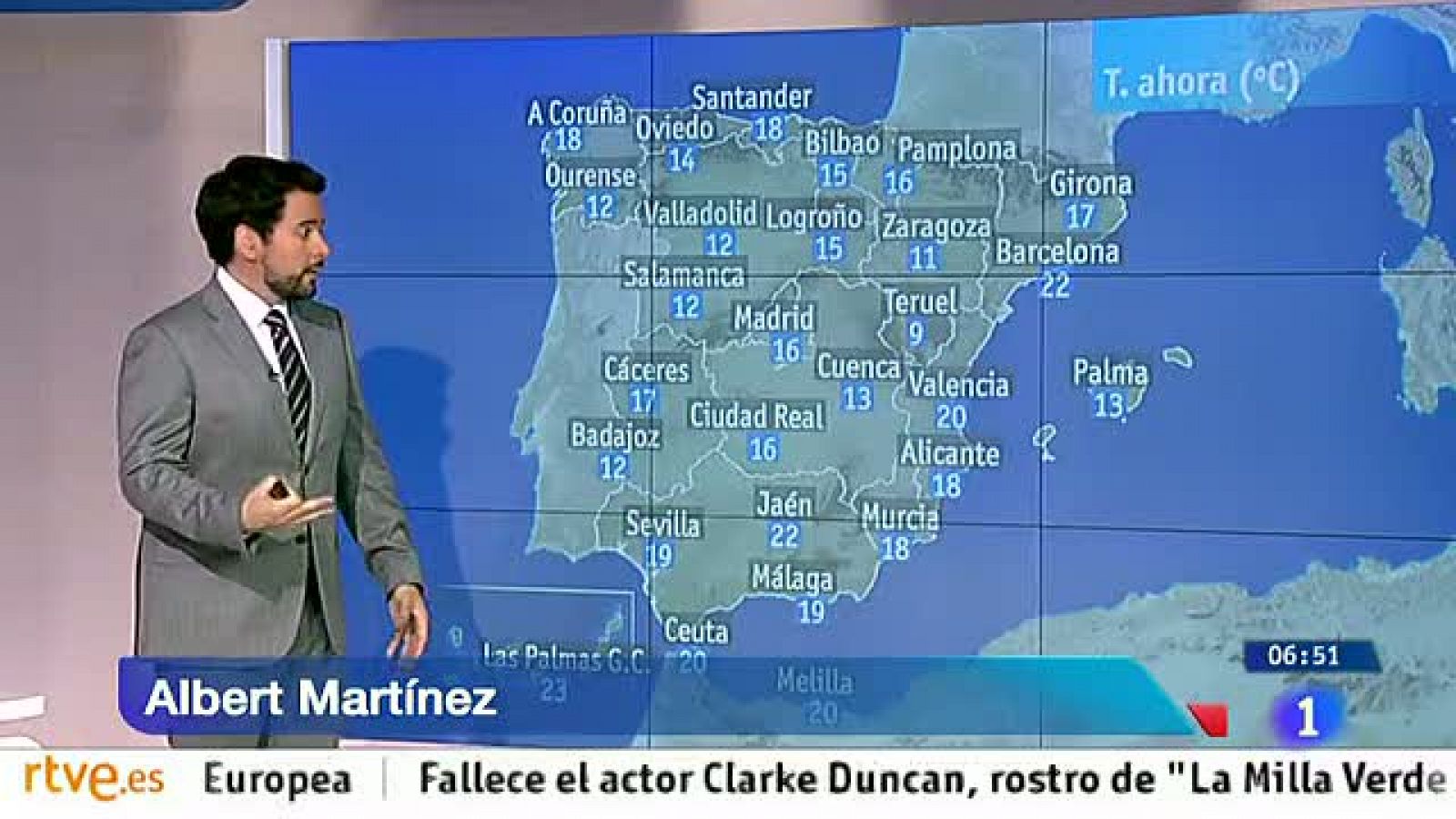 El tiempo: Temperaturas en descenso en el noroeste de la Península y Canarias | RTVE Play