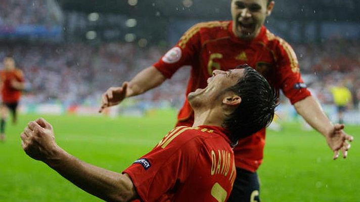 Telediario 1 - La 'Roja' se concentra con la novedad de David Villa