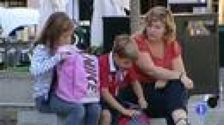 Telediario 1 - Cuidado con las mochilas