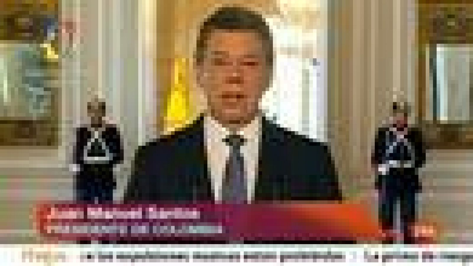 Informativo 24h: Juan Manuel Santos: "Si las FARC abordan la siguente fase con la misma seriedad, tenemos buenas perspectivas" | RTVE Play