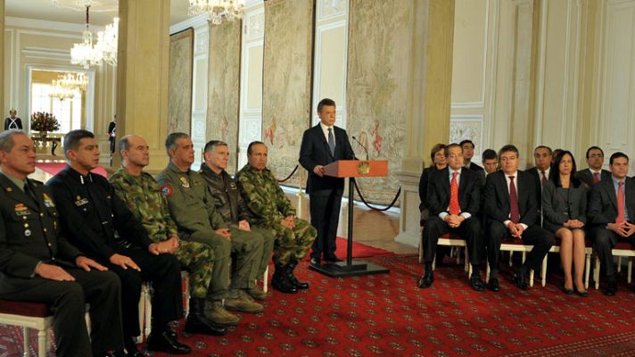 Telediario 1 - Gobierno colombiano y FARC confirman las conversaciones y se comprometen a buscar la paz