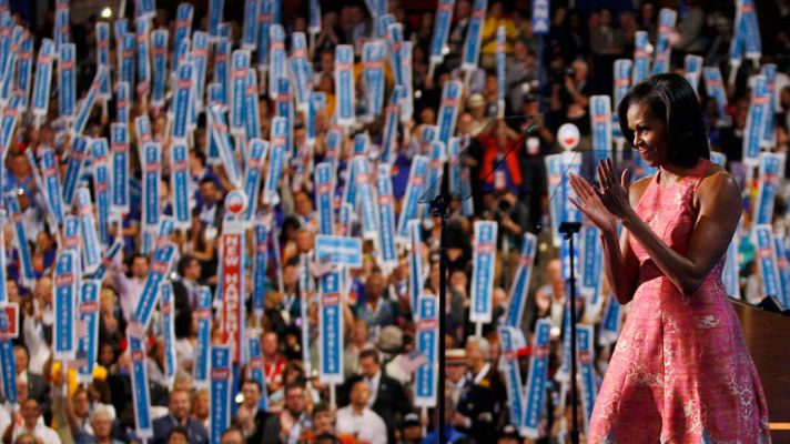 Telediario 1 - Convención demócratas