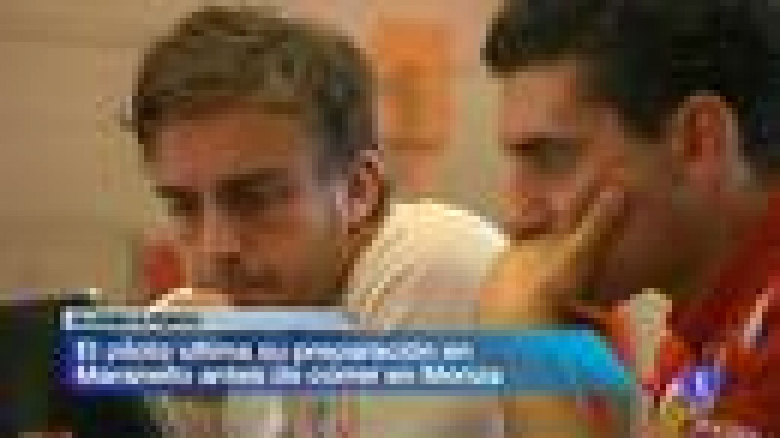 Telediario 1: Alonso prepara el GP de Italia en Maranello | RTVE Play