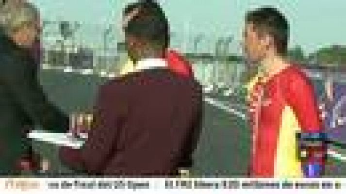 Telediario 1 - Oro en ciclismo en pista para Venge-Llauradó