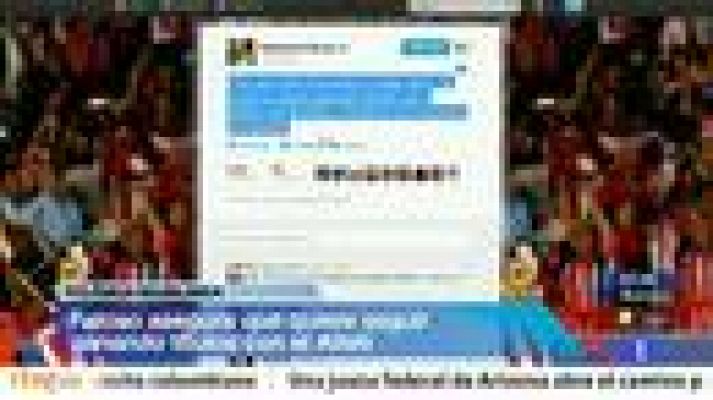 Telediario 1 - Falcao desmiente a su padre sobre su sueño de jugar en el Real Madrid