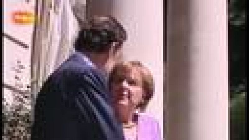 Merkel se reúne con Rajoy en La Moncloa