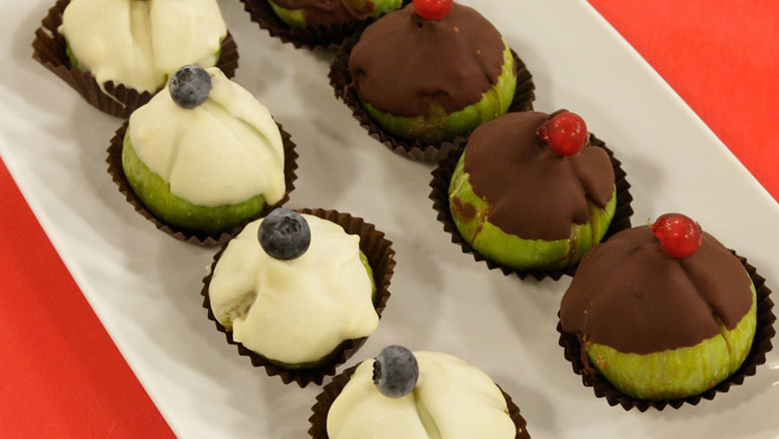 Bombones de higos rellenos