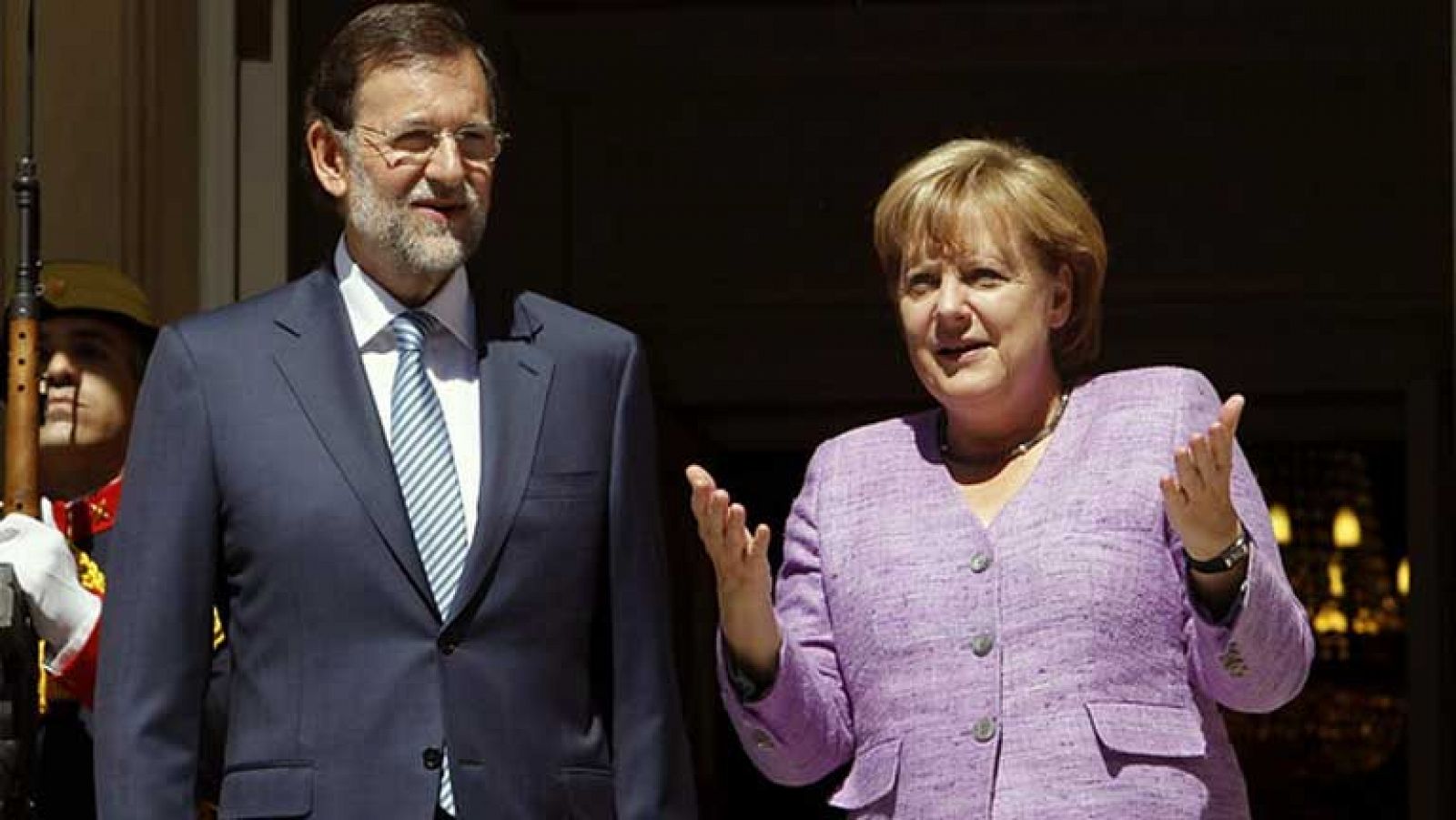 Telediario 1: Merkel en la Moncloa | RTVE Play
