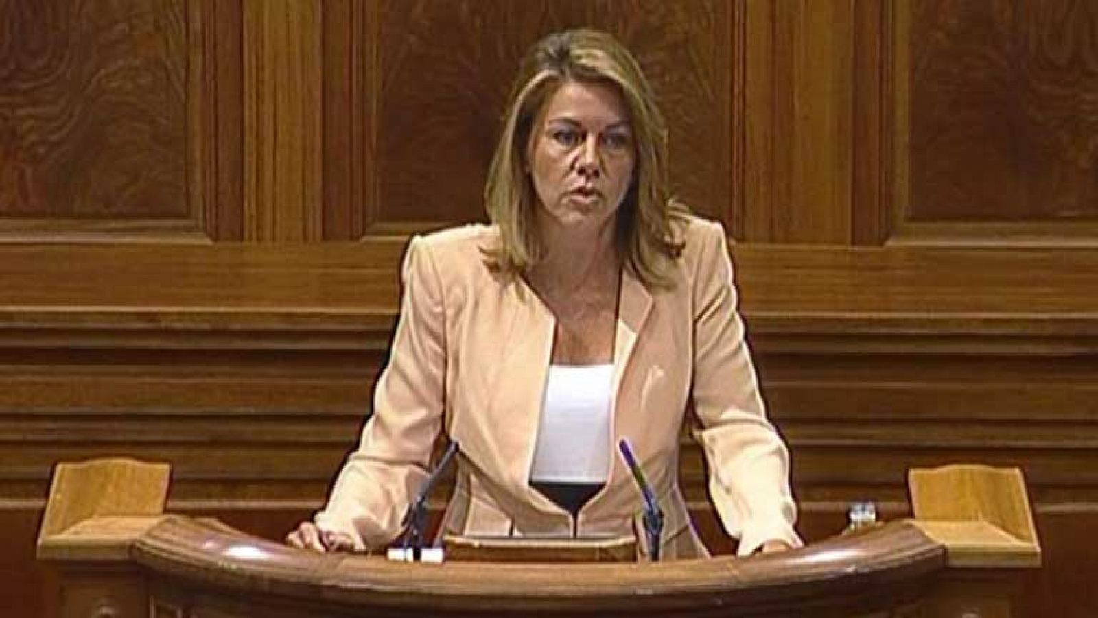 Cospedal anuncia que quiere reformar la ley electoral de Castilla La Mancha 