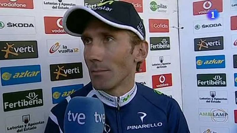 El corredor del equipo Movistar hace suyas las palabras de su jefe de filas, Alejandro Valverde. "La Vuelta a España no está sentenciada, hasta la Bola del Mundo puede pasar de todo", ha dicho el ciclista de San Martín de Valdeiglesias.