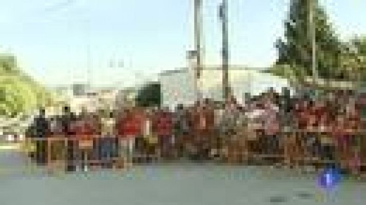 Telediario 1 - Pontevedra se vuelca con la Roja