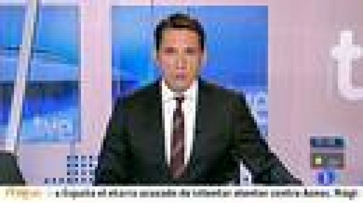 Telediario 1 - El presidente Santos responde a las FARC que el proceso de paz debe ser "realista"