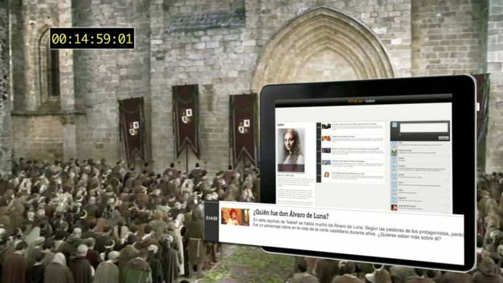 Así funciona el second screen de 'Isabel': Más Isabel - Isabel | Ver