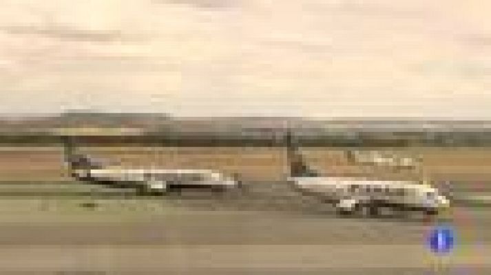 Telediario 1 - Ryanair aterriza de emergencia