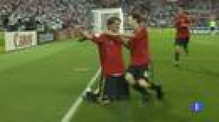 Telediario 1 - Torres entrará en el exclusivo grupo de los 100 partidos