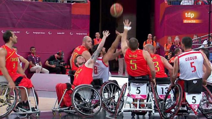 Baloncesto. 8º lugar:España-Turquía