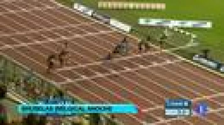 Telediario 1 - Aries Merrit, récord del mundo en los 110 m. vallas