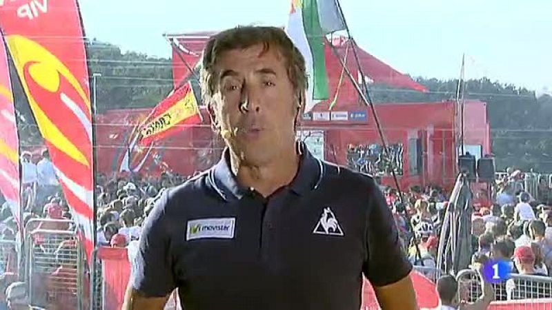 El comentarista de TVE Pedro Delgado analiza lo que ha sido la 20ª etapa de la Vuelta ciclista a España 2012.