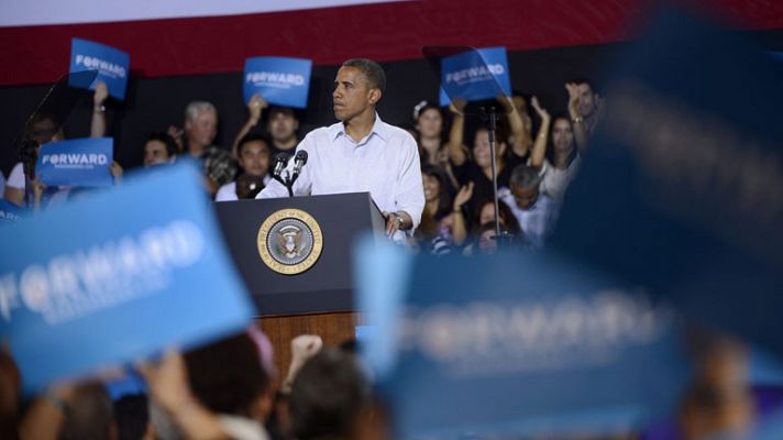 Las encuestan dan una ventaja de 4 puntos a Obama frente a Romney