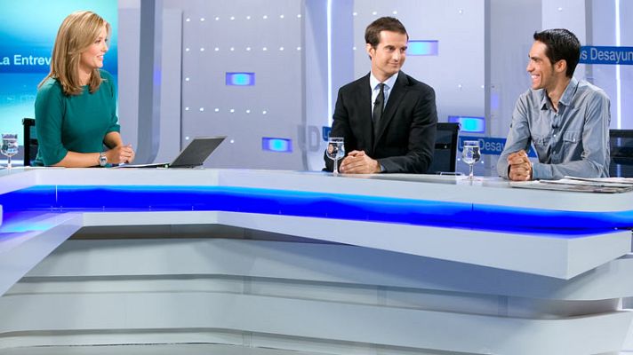 Vuelta ciclista a España - Contador en Los Desayunos de TVE: "El trabajo y las ganas me han hecho ganar esta Vuelta"