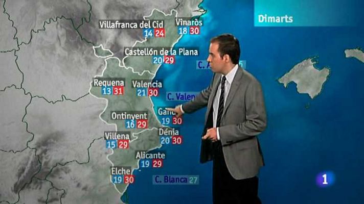 El tiempo en la Comunidad Valenciana - 10/09/12