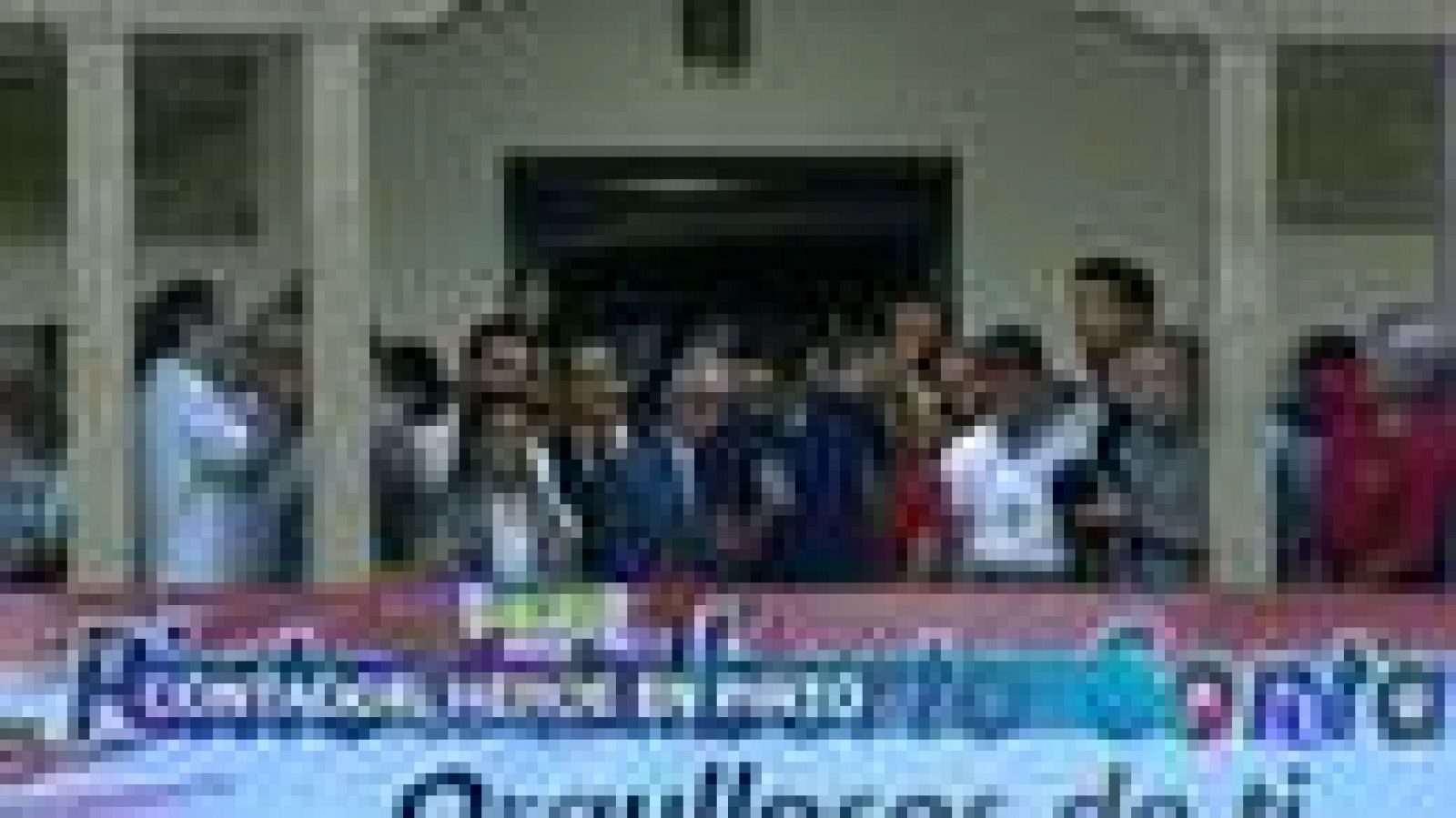 Contador, al calor de 2.000 pinteños | Ver