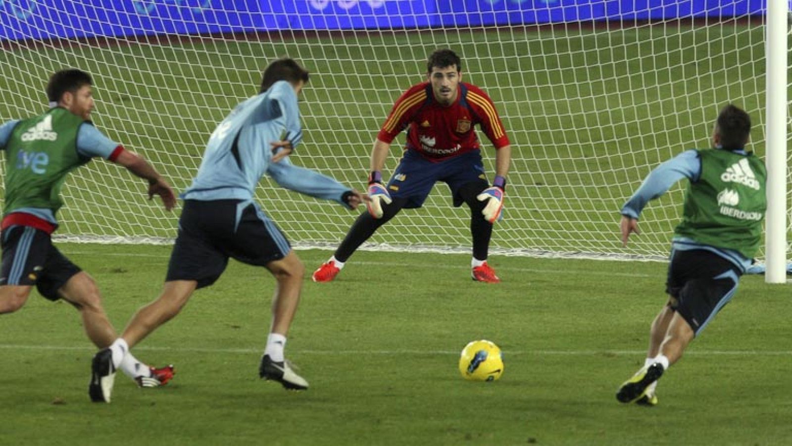 La selección española, preparada para Brasil 2014