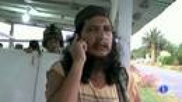 Telediario 1 - Reencuentro con la familia