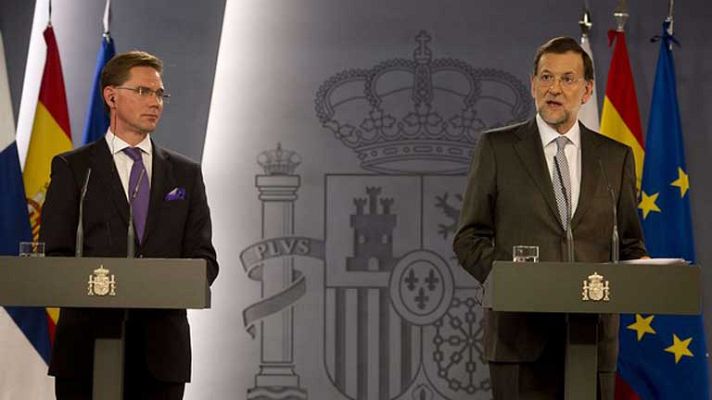 Telediario 1 - Crisis zona euro