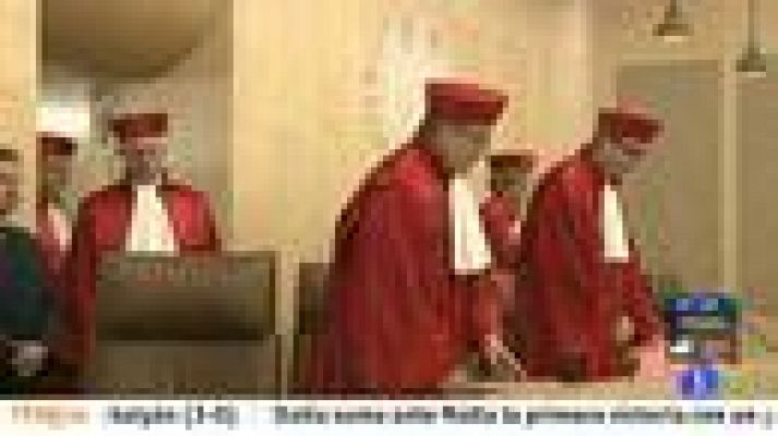 Telediario 1 - El Constitucional alemán decide sobre el fondo de rescate permanente