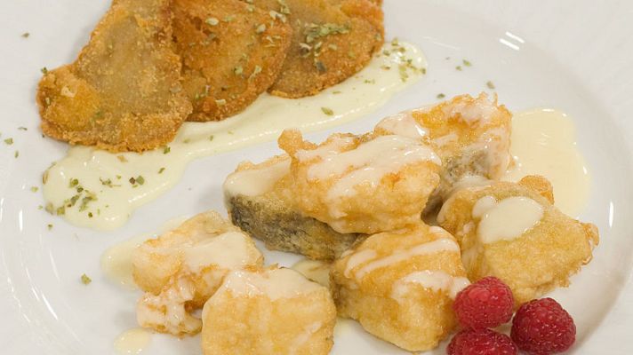 RTVE Cocina - Bacalao a la miel con setas empanad