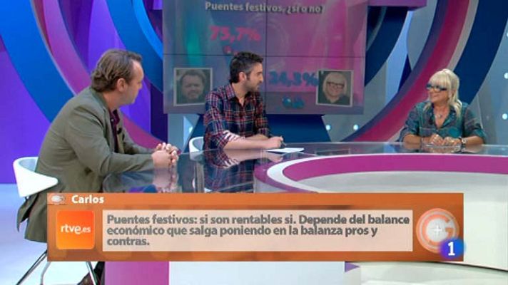 +Gente - ¿Festivos pegados en lunes sí o no?