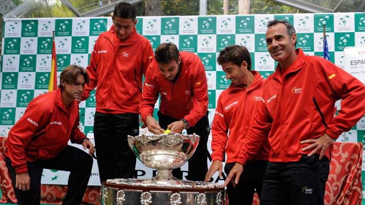 Telediario 1 - España busca la Davis ante Estados Unidos