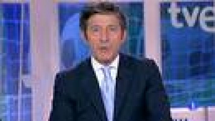 Telediario 1 - El Málaga piensa en la Champions, pero le visita antes el Levante