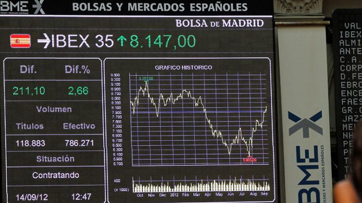 Telediario 1 - Ganancias en las Bolsas