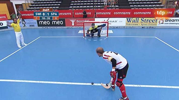 Hockey sobre patines - Campeonato de Europa: Suiza-España