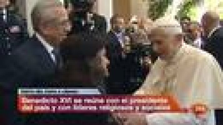 El papa defiende en Líbano la libertad religiosa