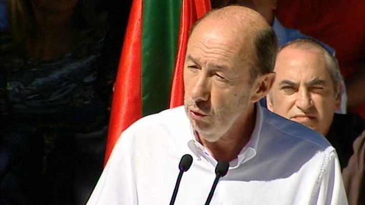 Telediario 1 - Reacciones políticas a la manifestación