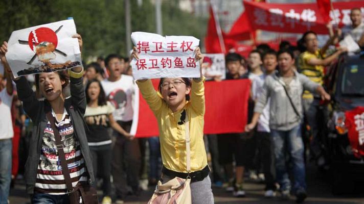 Telediario 1 - Protestas antijaponesas en China