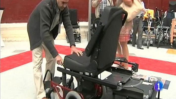 Telediario 1 - Soluciones innovadoras para mejorar la movilidad en las personas discapacitadas