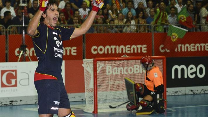 Hockey sobre patines - Camp. de Europa: España-Portugal